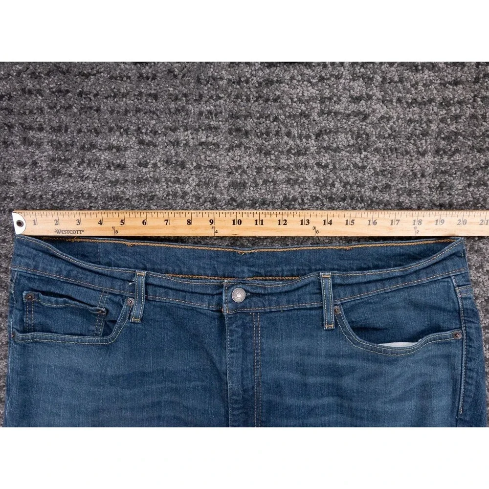 Levis 541 Jeans Mens 42x30 Actual 40x29 Blue Athletic Taper Stretch Distressed